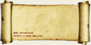 Ignjat Jakovljević vizit kartica